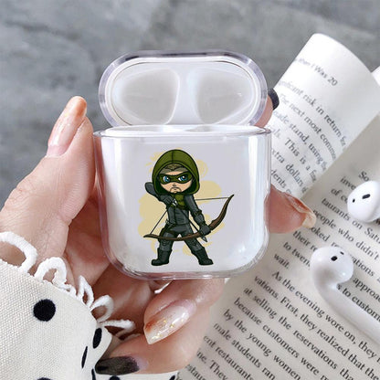 Arrow Mini Cartoon Hard Plastic Protective Clear Case Cover For Apple Airpods-AirPod Case-Altracase