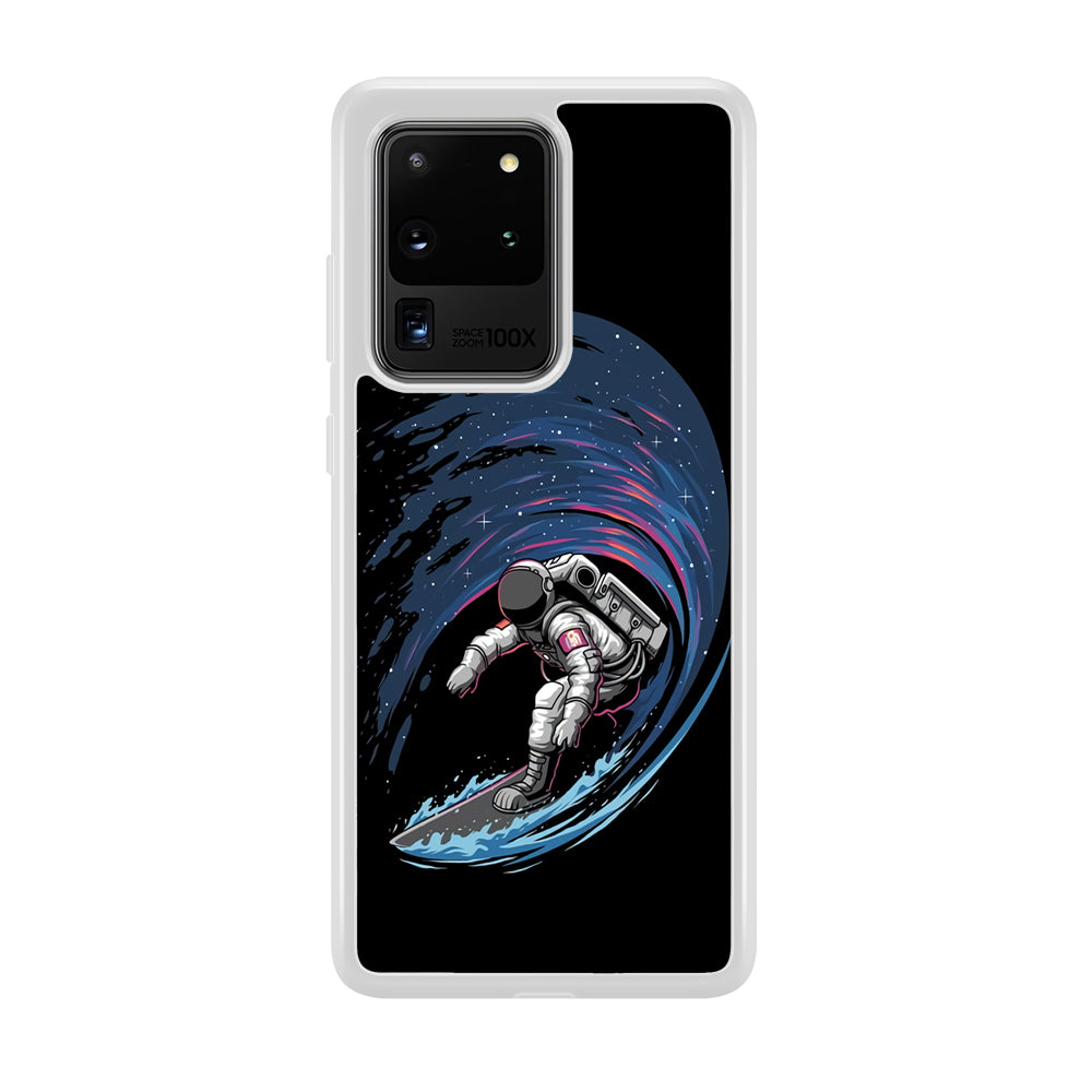 Astronaut Surfing The Sky Samsung Galaxy S20 Ultra Case