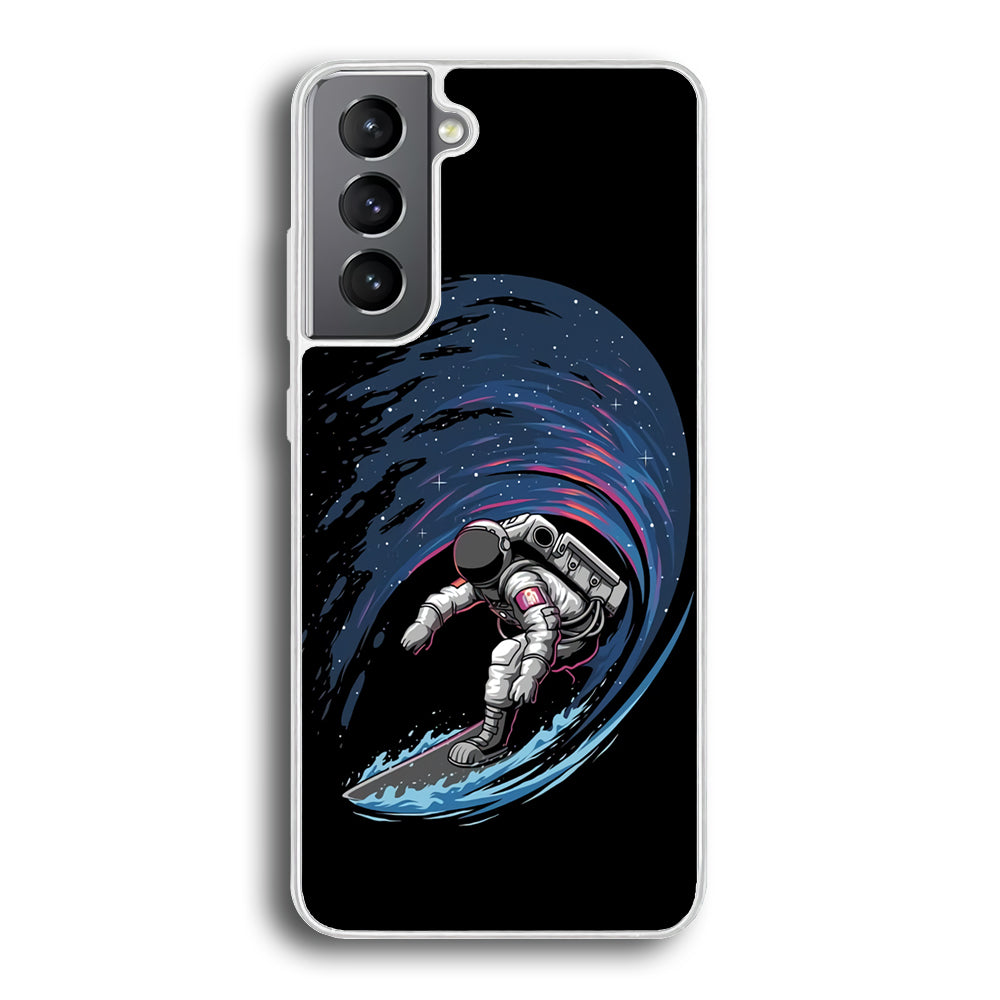 Astronaut Surfing The Sky Samsung Galaxy S24 Plus Case