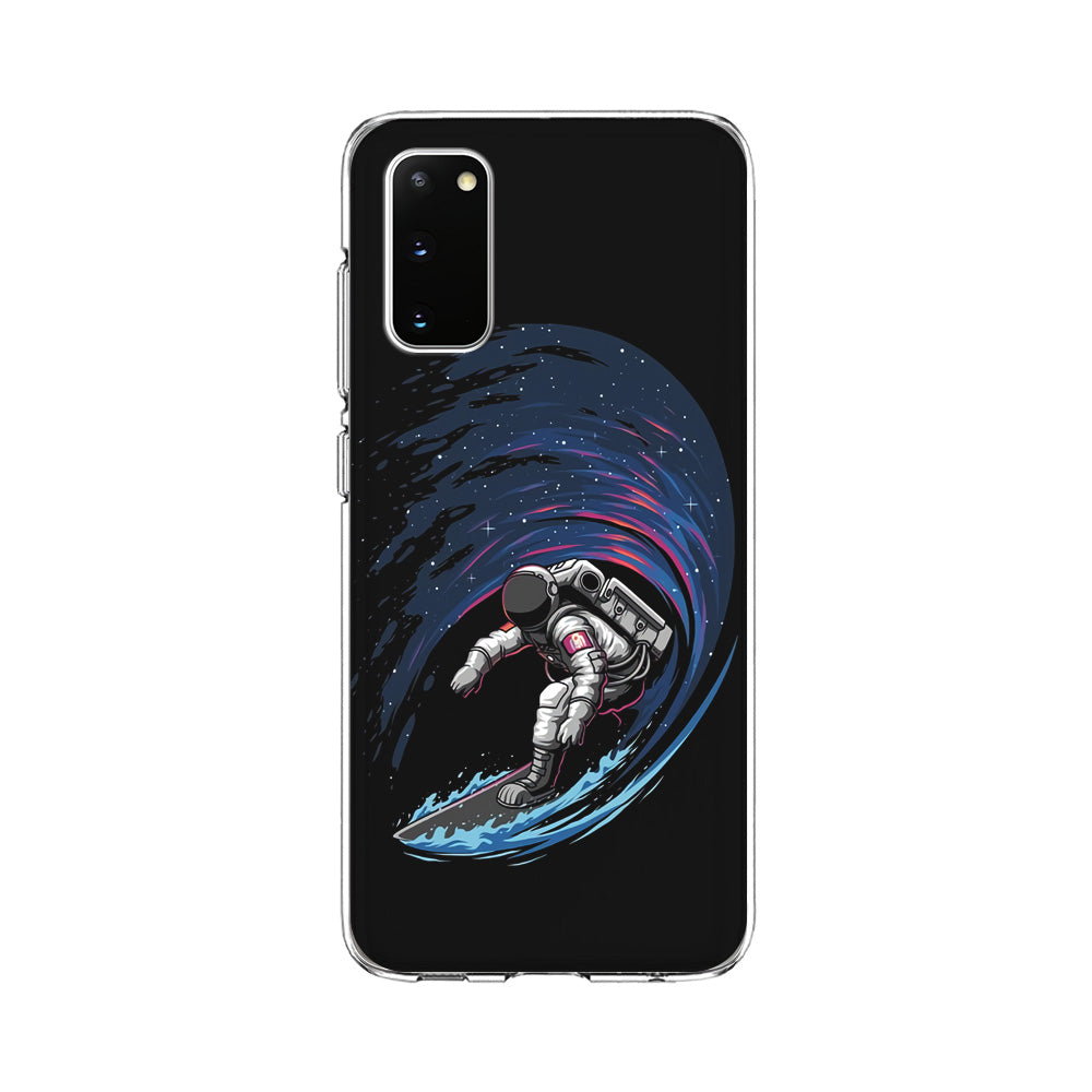 Astronaut Surfing The Sky Samsung Galaxy S20 Case