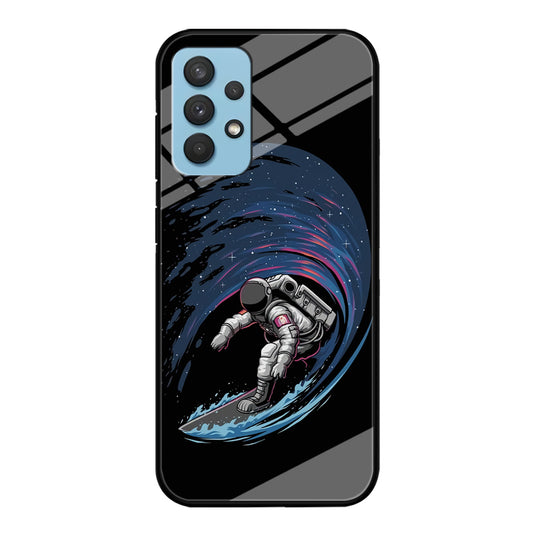 Astronaut Surfing The Sky Samsung Galaxy A32 Case