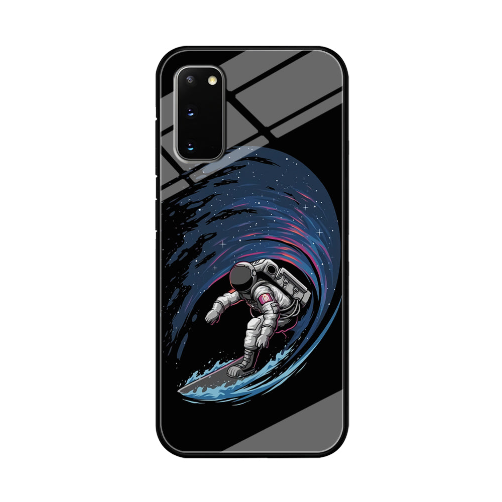 Astronaut Surfing The Sky Samsung Galaxy S20 Case