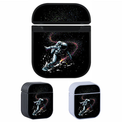 Astronaut Surfing in The Galaxy Apple AirPods Case-AirPod Case-Altracase