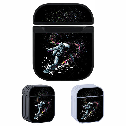 Astronaut Surfing in The Galaxy Apple AirPods Case-AirPod Case-Altracase