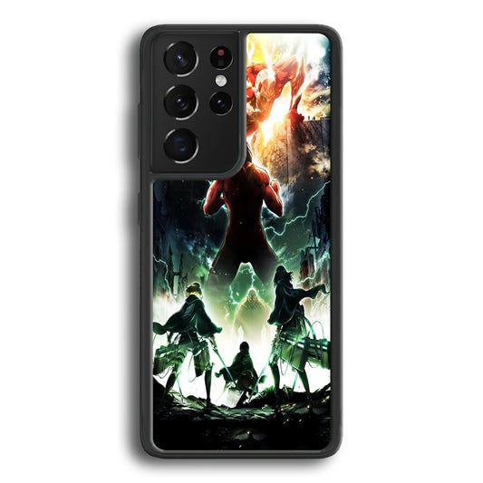 Attack On Titan Broken Wall  Samsung Galaxy S22 Ultra Case