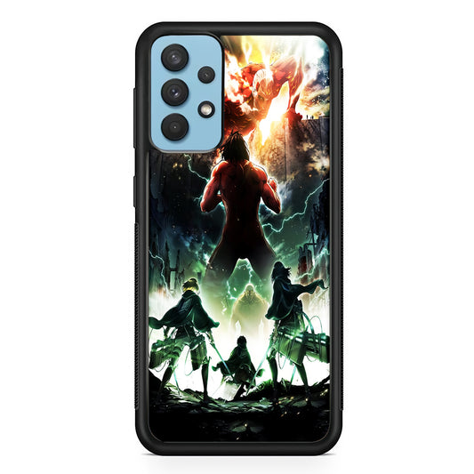 Attack On Titan Broken Wall Samsung Galaxy A32 Case