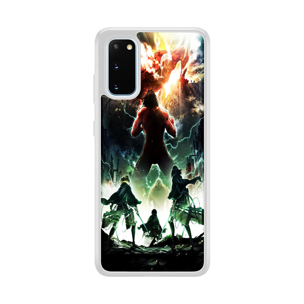 Attack On Titan Broken Wall Samsung Galaxy S20 Case