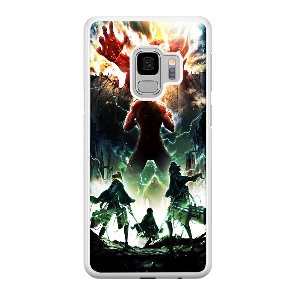 Attack On Titan Broken Wall Samsung Galaxy S9 Case