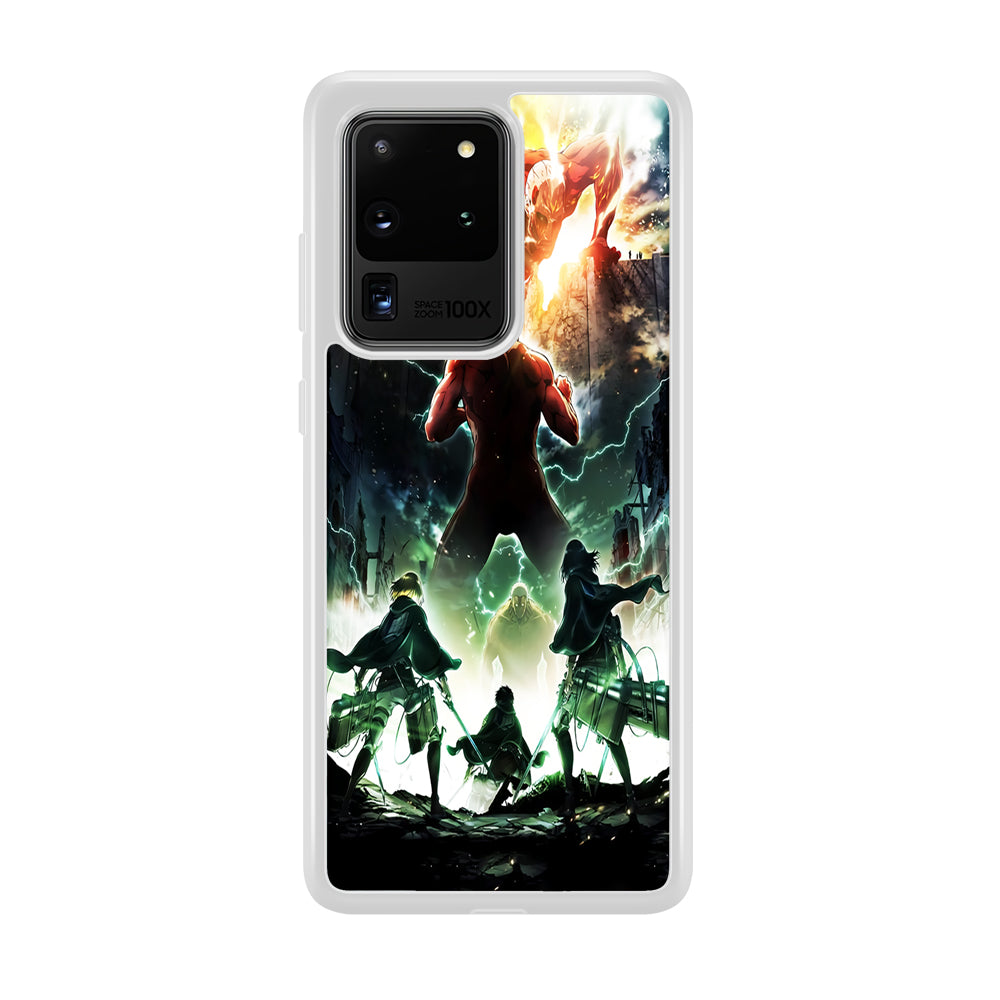 Attack On Titan Broken Wall Samsung Galaxy S20 Ultra Case