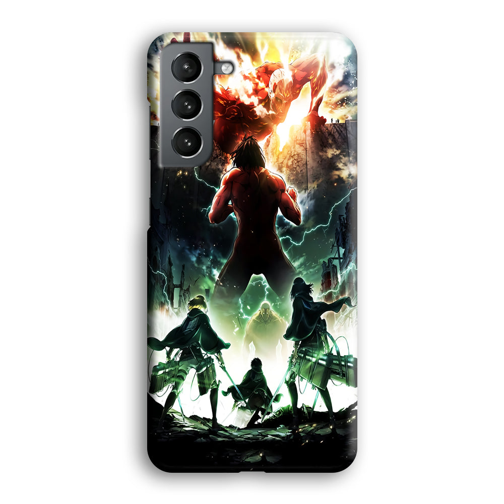 Attack On Titan Broken Wall Samsung Galaxy S22 Plus Case