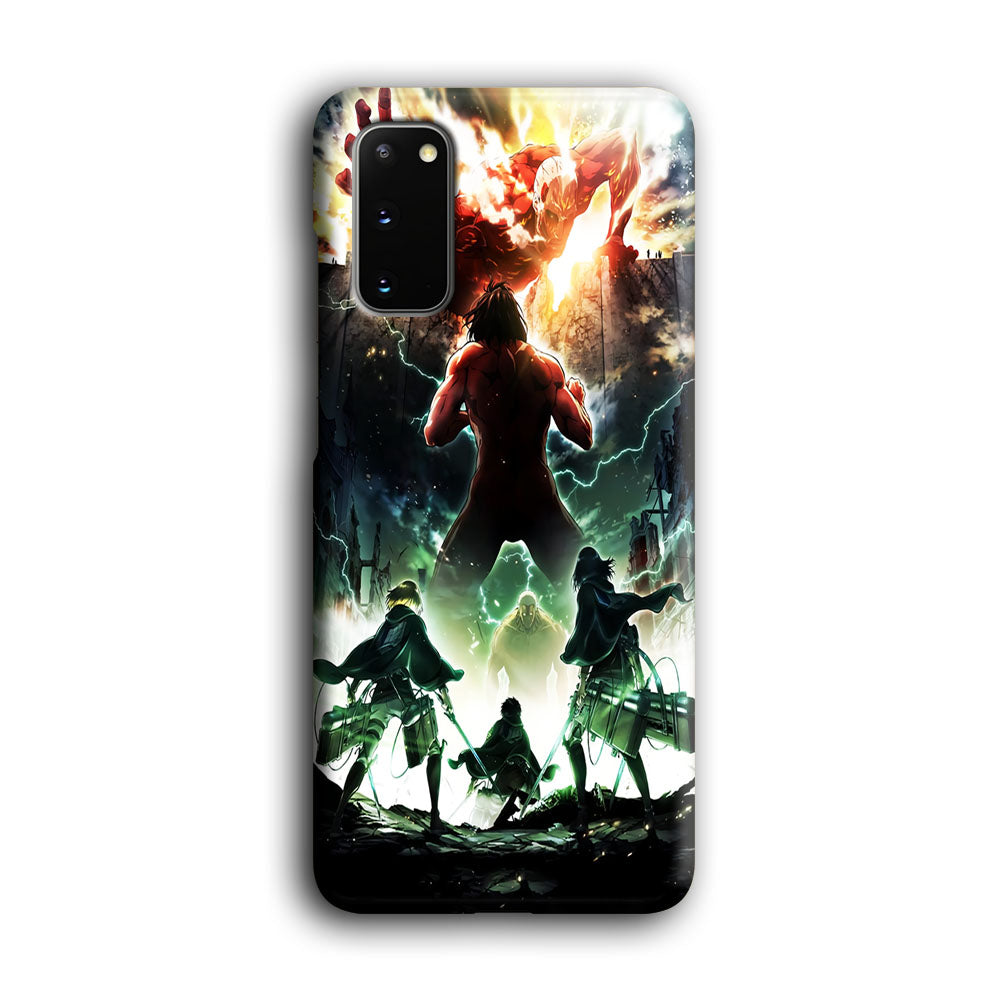 Attack On Titan Broken Wall Samsung Galaxy S20 Case