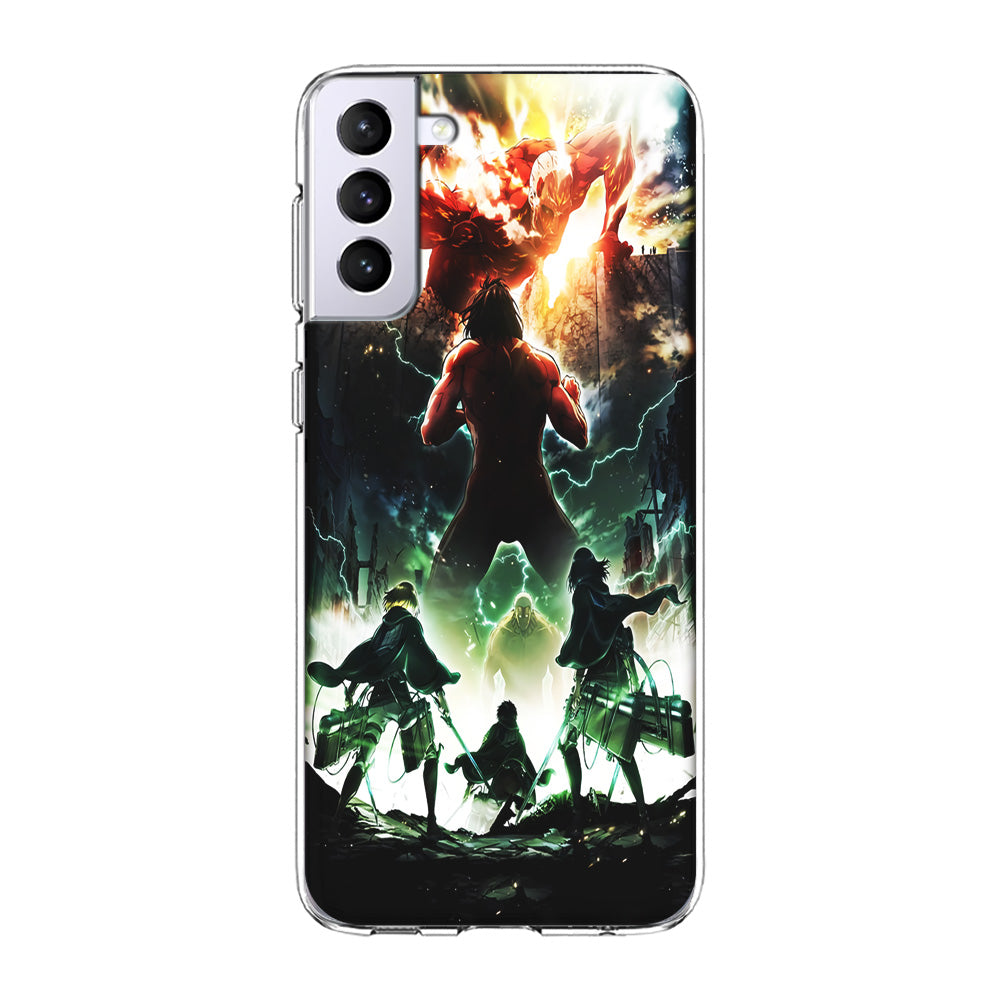 Attack On Titan Broken Wall Samsung Galaxy S23 Plus Case