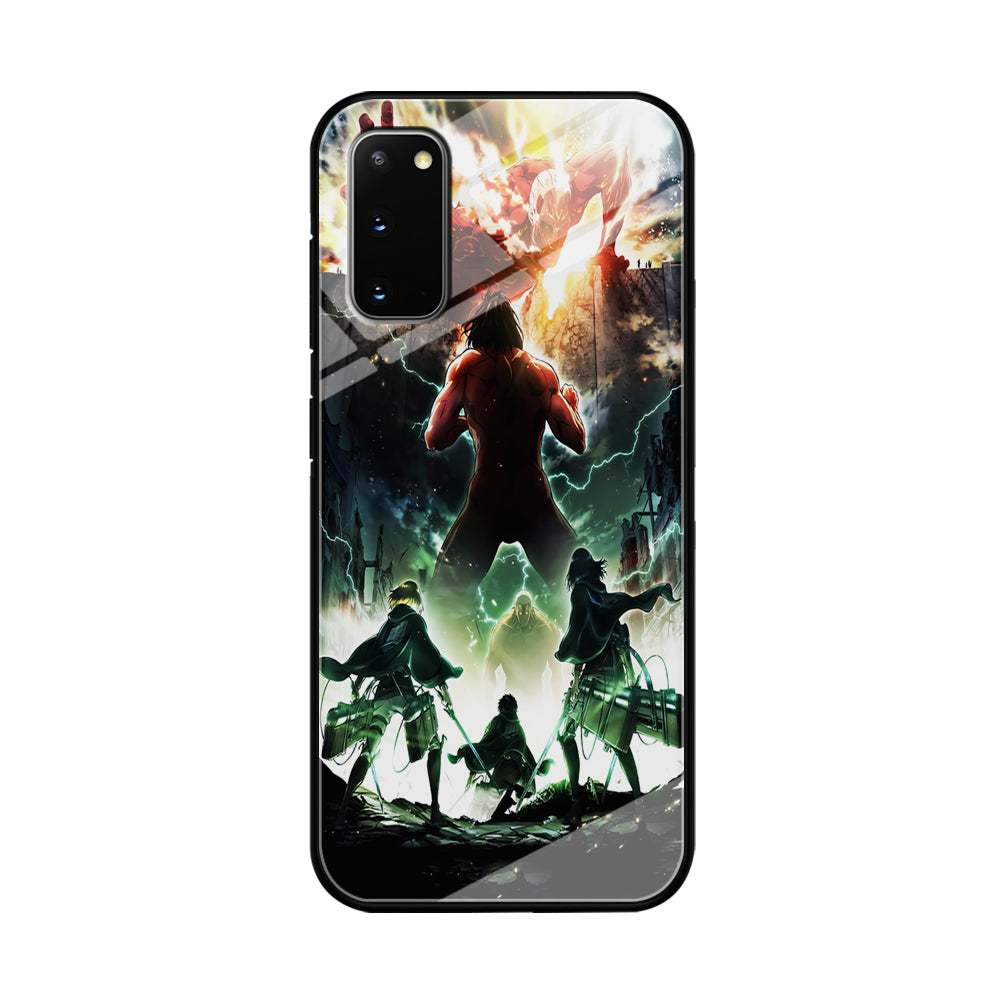 Attack On Titan Broken Wall Samsung Galaxy S20 Case