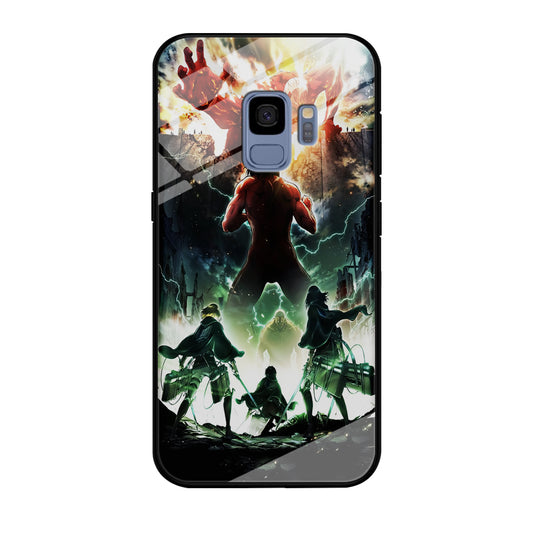 Attack On Titan Broken Wall Samsung Galaxy S9 Case