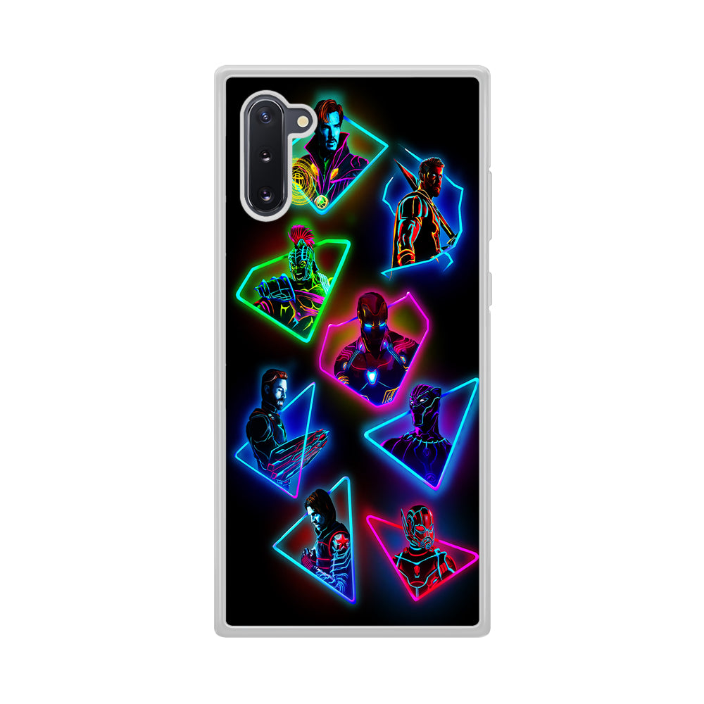 Avengers Glow Neon Samsung Galaxy Note 10 Case