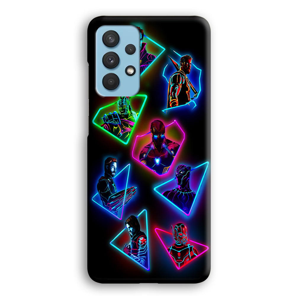 Avengers Glow Neon Samsung Galaxy A32 Case