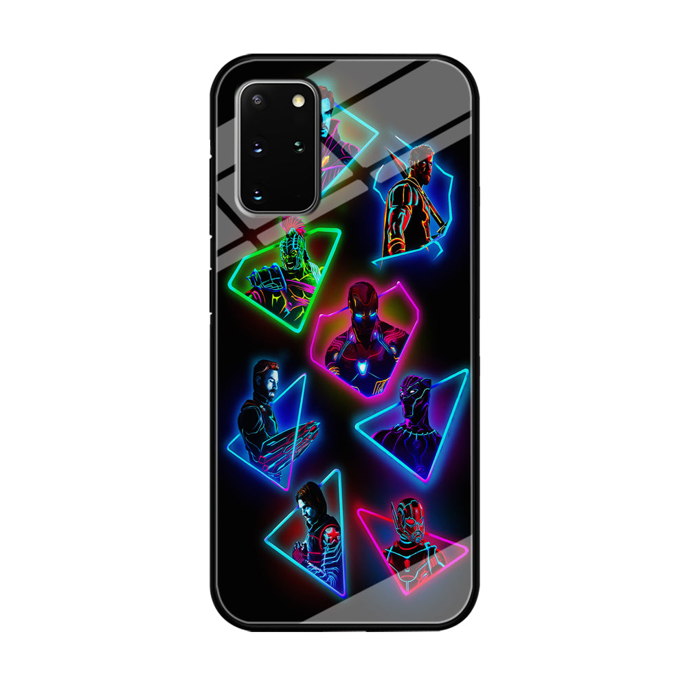 Avengers Glow Neon Samsung Galaxy S20 Plus Case