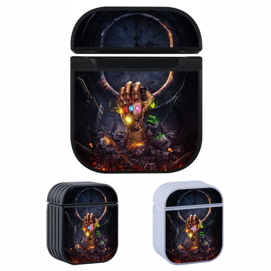 Avengers Infinity War Gauntlet Hard Plastic Case Cover For Apple Airpods