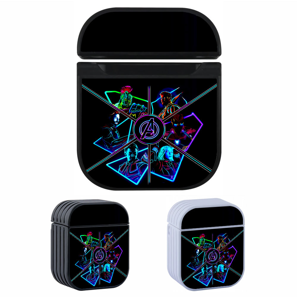 Avengers Assemble Dark Neon Apple AirPods Case-AirPod Case-Altracase