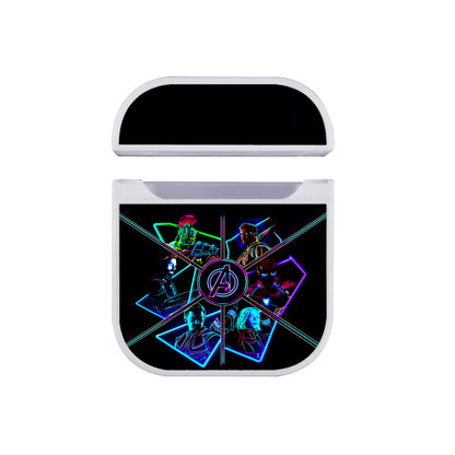 Avengers Assemble Dark Neon Apple AirPods Case-AirPod Case-White-Altracase