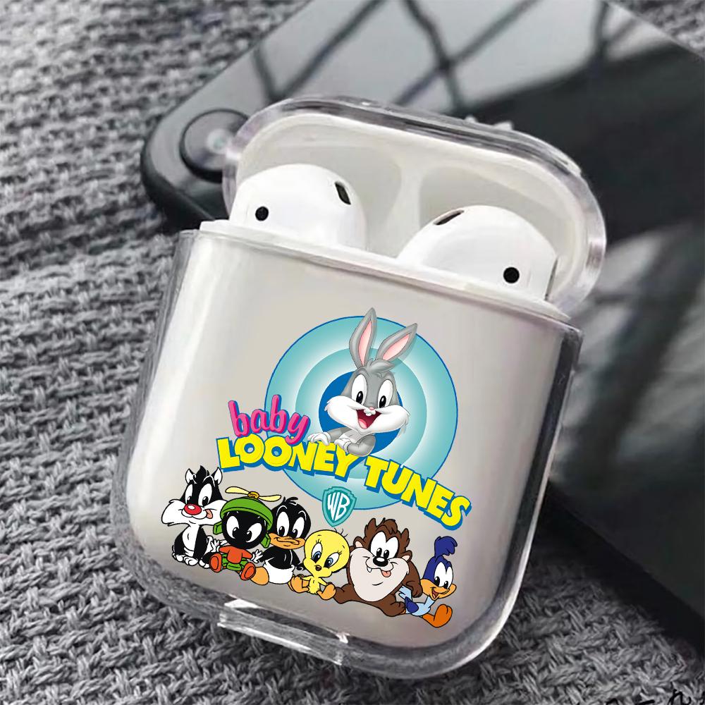 Baby Looney Tunes Family Hard Plastic Protective Clear Case Cover For Apple Airpods-AirPod Case-Altracase