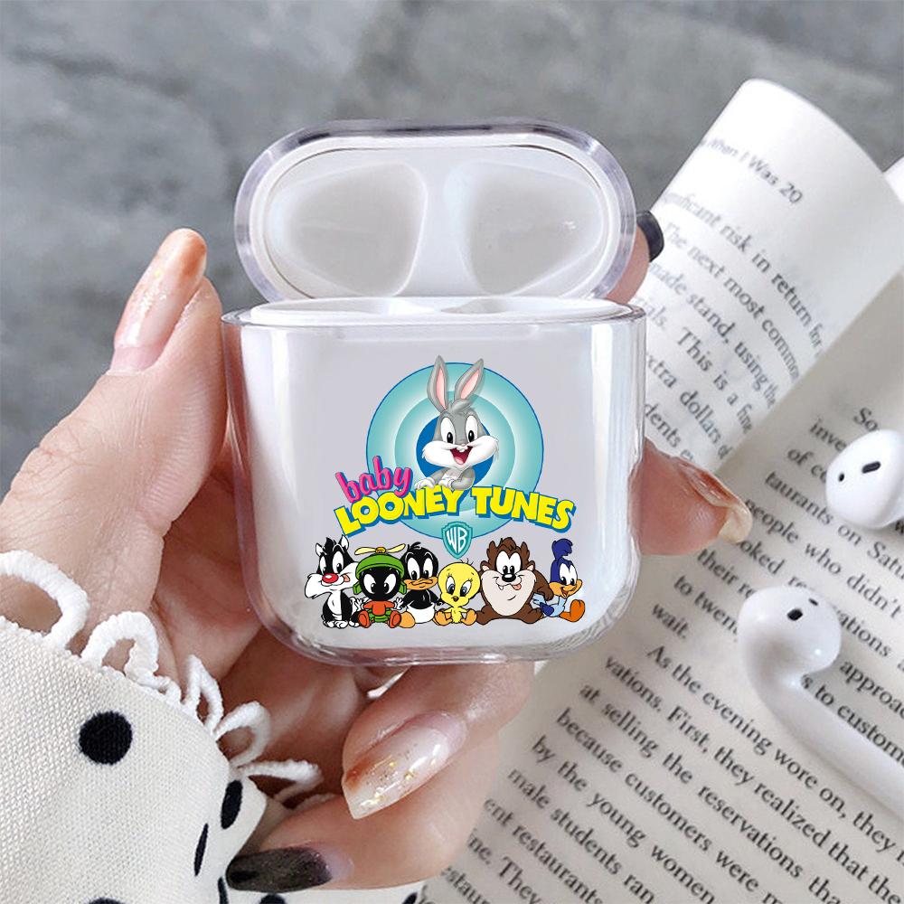 Baby Looney Tunes Family Hard Plastic Protective Clear Case Cover For Apple Airpods-AirPod Case-Altracase