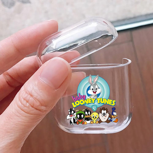 Baby Looney Tunes Family Hard Plastic Protective Clear Case Cover For Apple Airpods-AirPod Case-Altracase