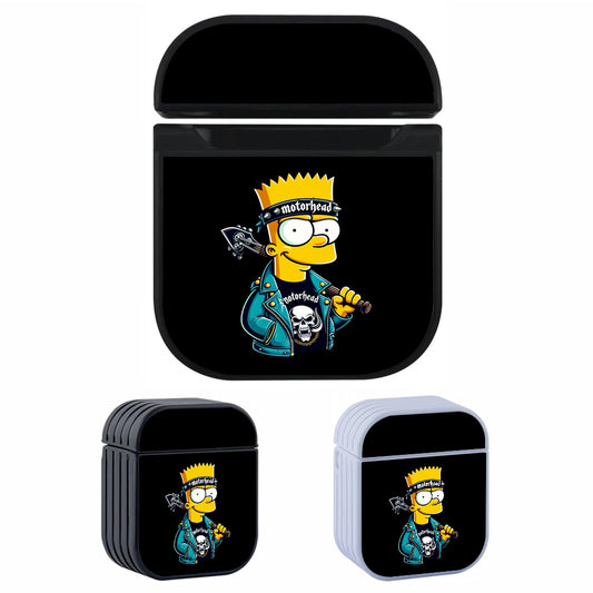 Bart Simpson Motorhead Shirt Apple AirPods Case-AirPod Case-Altracase