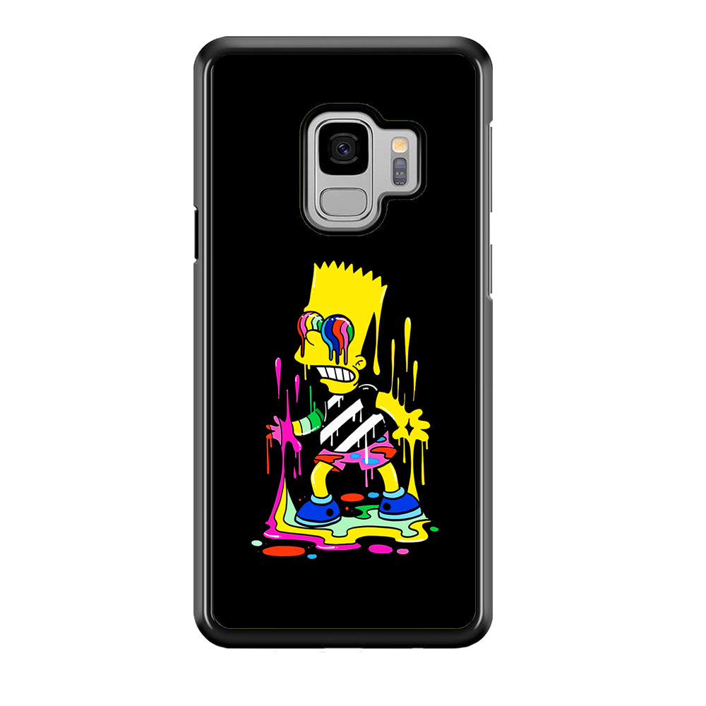 Bart Simpson Painting Samsung Galaxy S9 Case