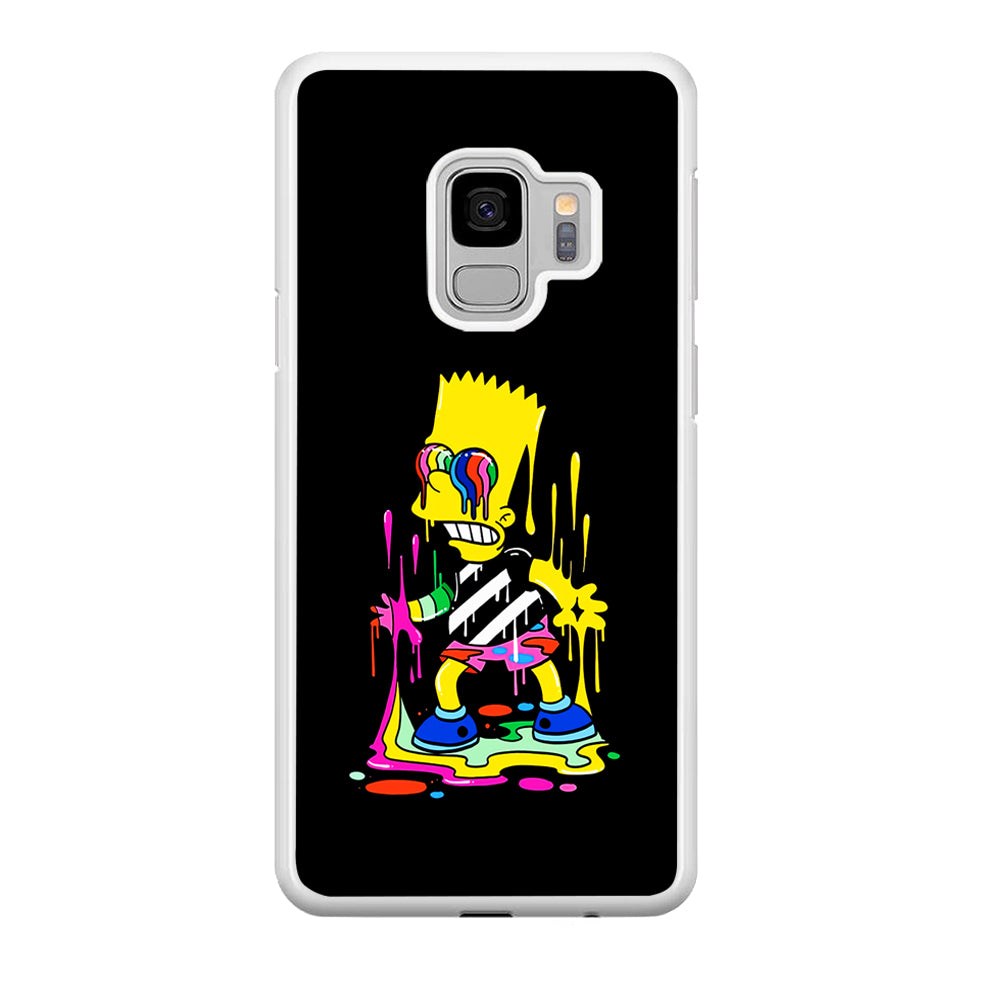 Bart Simpson Painting Samsung Galaxy S9 Case