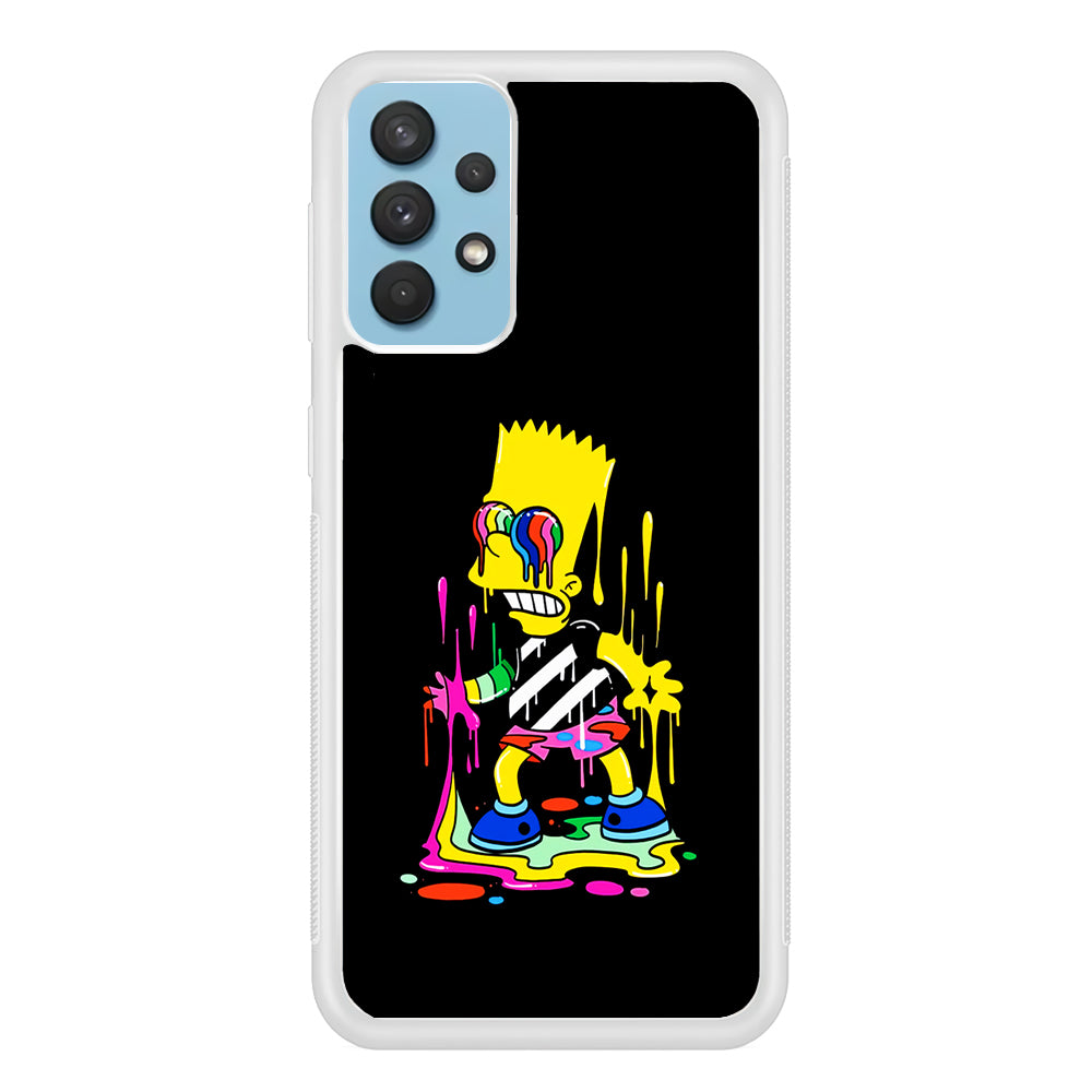 Bart Simpson Painting Samsung Galaxy A32 Case