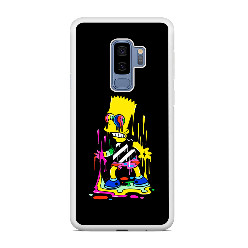 Bart Simpson Painting Samsung Galaxy S9 Plus Case