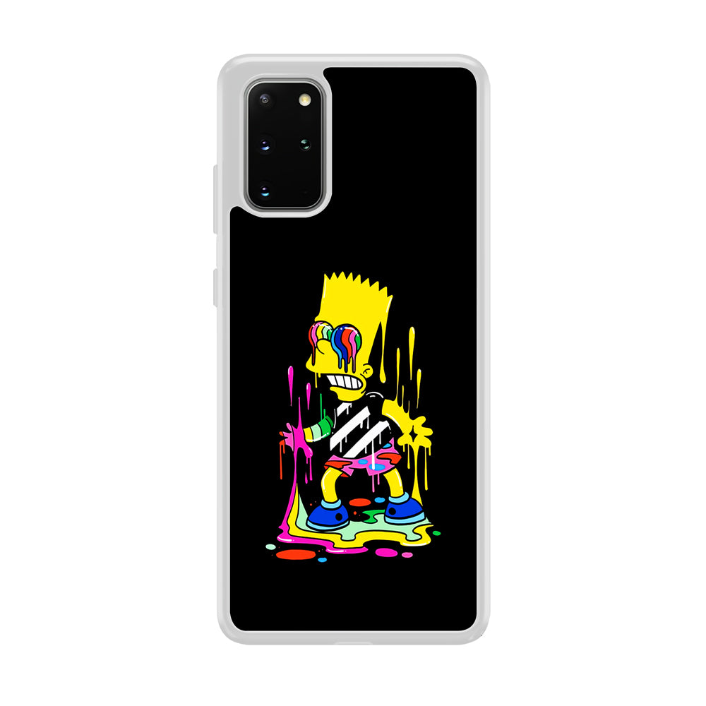 Bart Simpson Painting Samsung Galaxy S20 Plus Case