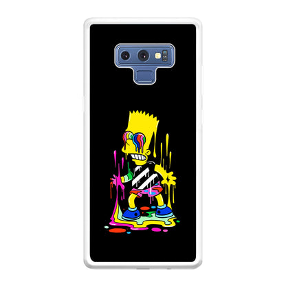 Bart Simpson Painting Samsung Galaxy Note 9 Case