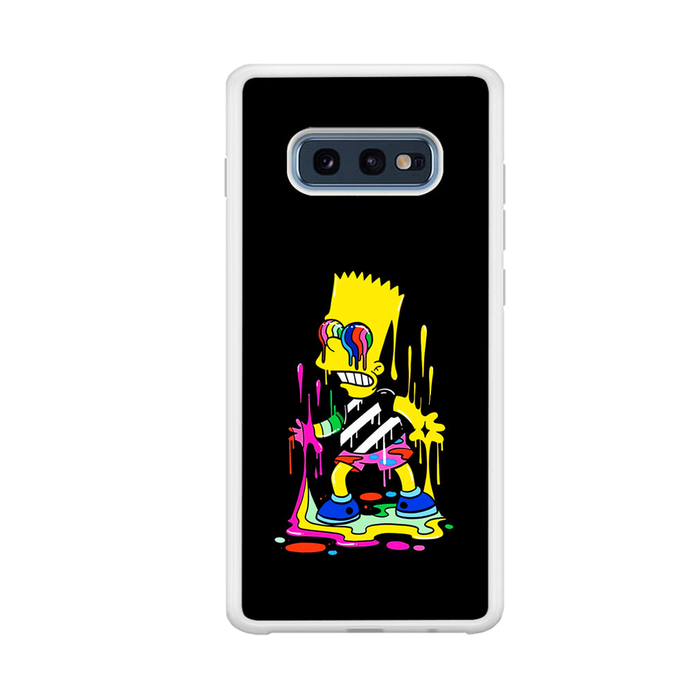 Bart Simpson Painting Samsung Galaxy S10E Case