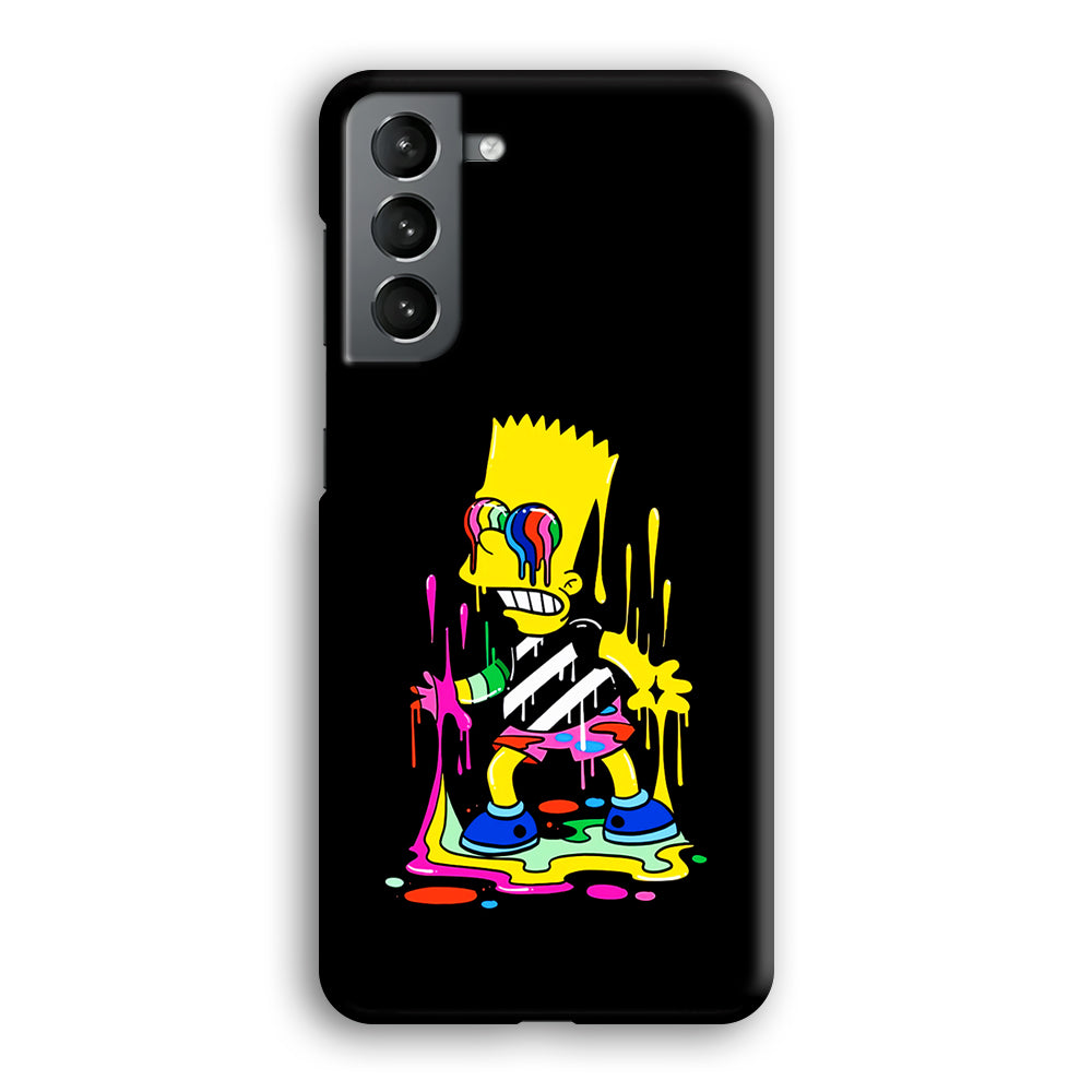 Bart Simpson Painting Samsung Galaxy S23 Plus Case