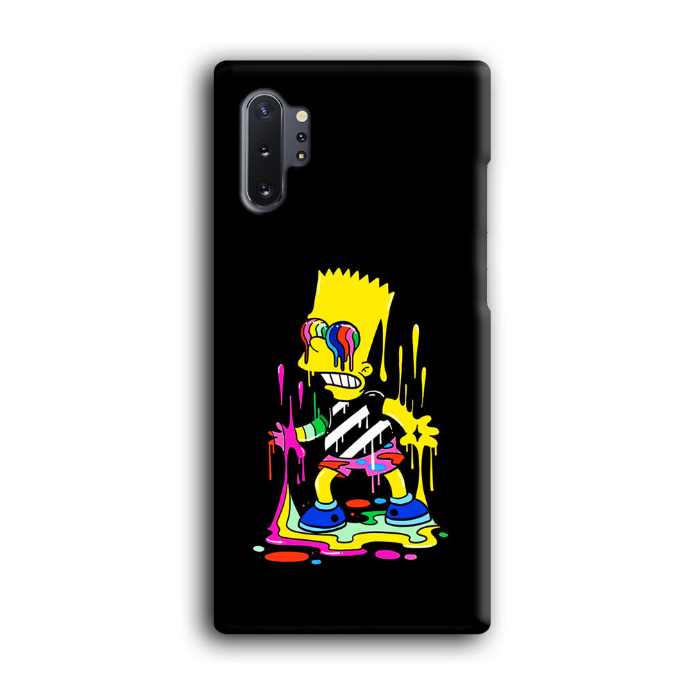 Bart Simpson Painting Samsung Galaxy Note 10 Plus Case