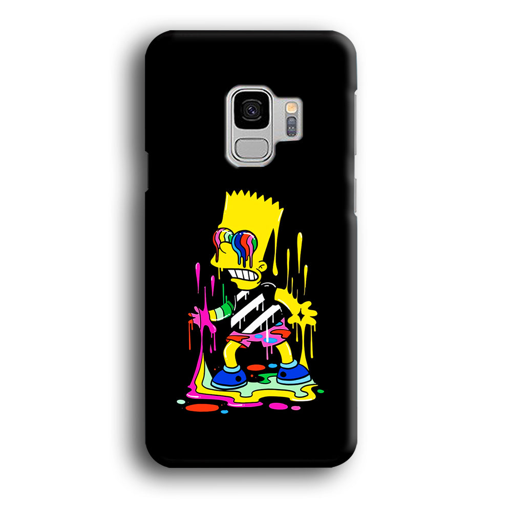 Bart Simpson Painting Samsung Galaxy S9 Case