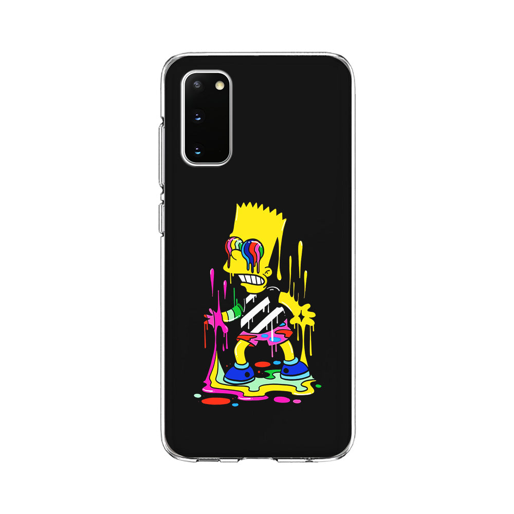 Bart Simpson Painting Samsung Galaxy S20 Case