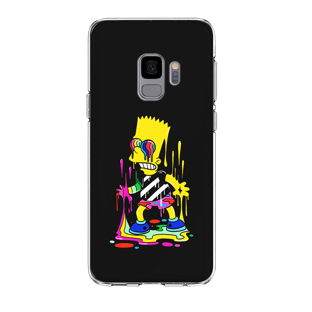 Bart Simpson Painting Samsung Galaxy S9 Case