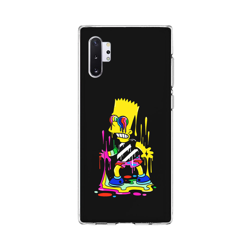 Bart Simpson Painting Samsung Galaxy Note 10 Plus Case