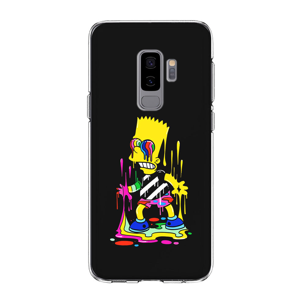 Bart Simpson Painting Samsung Galaxy S9 Plus Case
