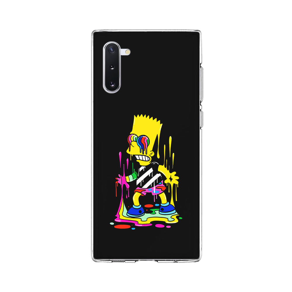 Bart Simpson Painting Samsung Galaxy Note 10 Case