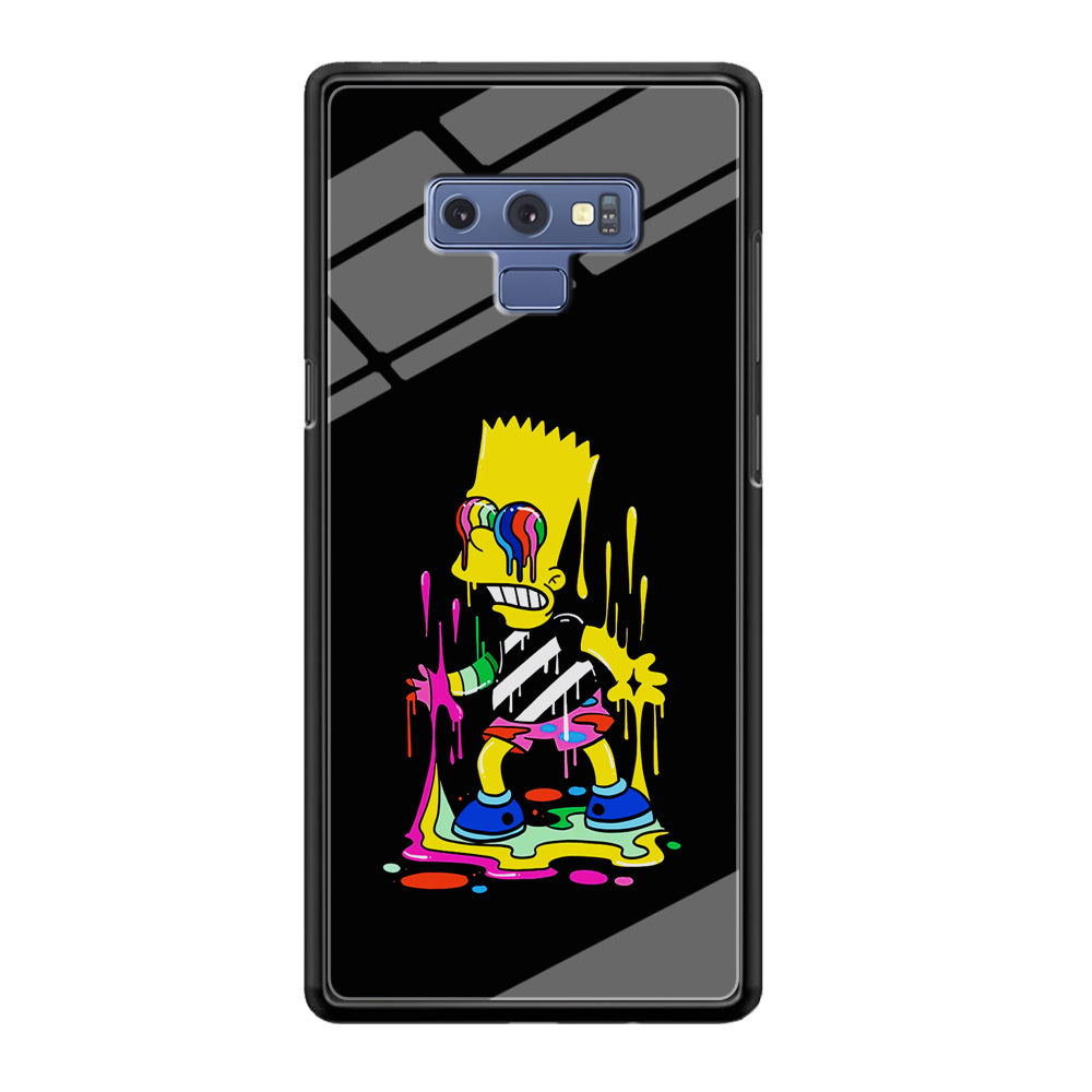 Bart Simpson Painting Samsung Galaxy Note 9 Case
