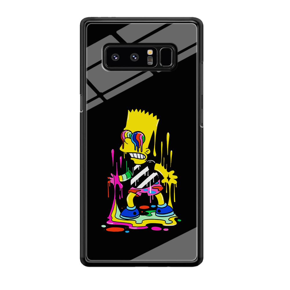 Bart Simpson Painting Samsung Galaxy Note 8 Case