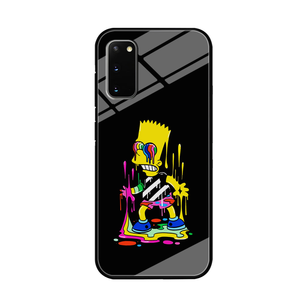 Bart Simpson Painting Samsung Galaxy S20 Case