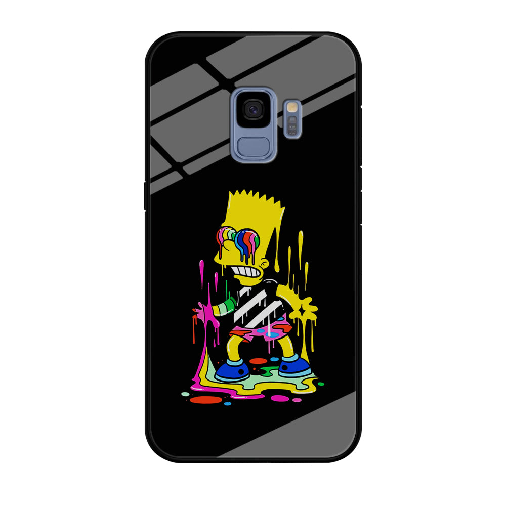 Bart Simpson Painting Samsung Galaxy S9 Case