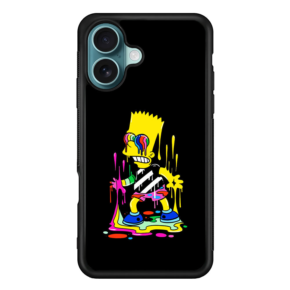 Bart Simpson Painting iPhone 16 Plus Case - Altracase