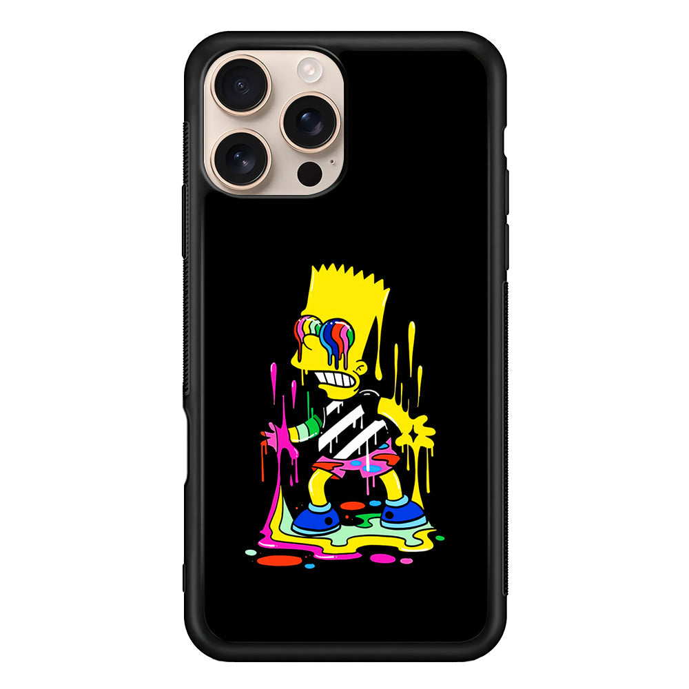 Bart Simpson Painting iPhone 16 Pro Max Case - Altracase