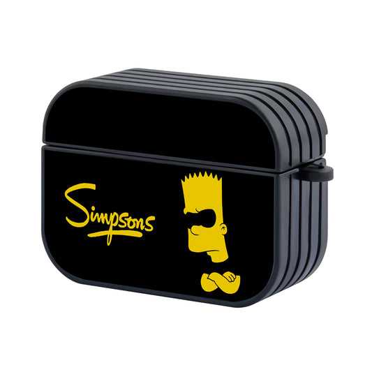 Bart Simpson Silhouette Apple Airpods Pro Case-AirPods Pro Case-Altracase
